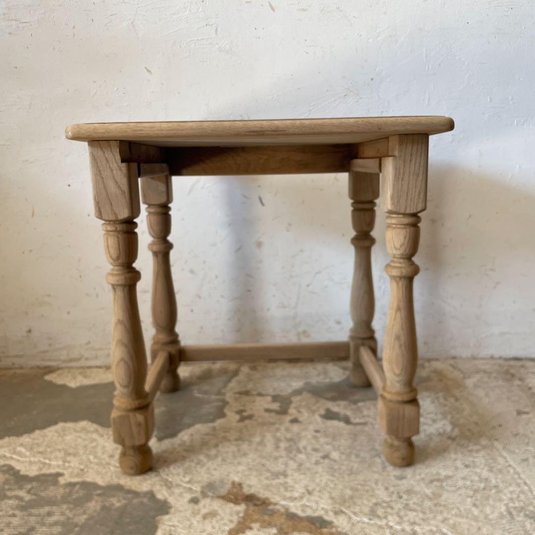 年末・年始SALE サイドテーブル ベッドサイドテーブル　剥離