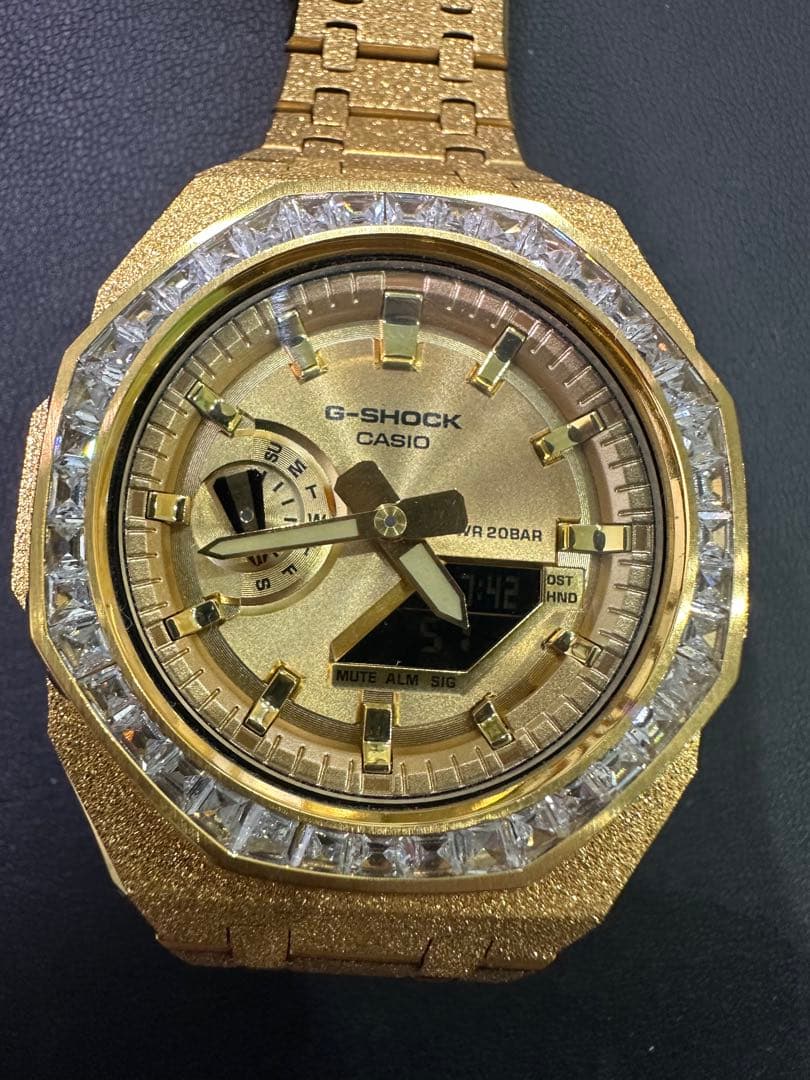 美品CASIO G-SHOCK GA-2100GB-1A カスタム