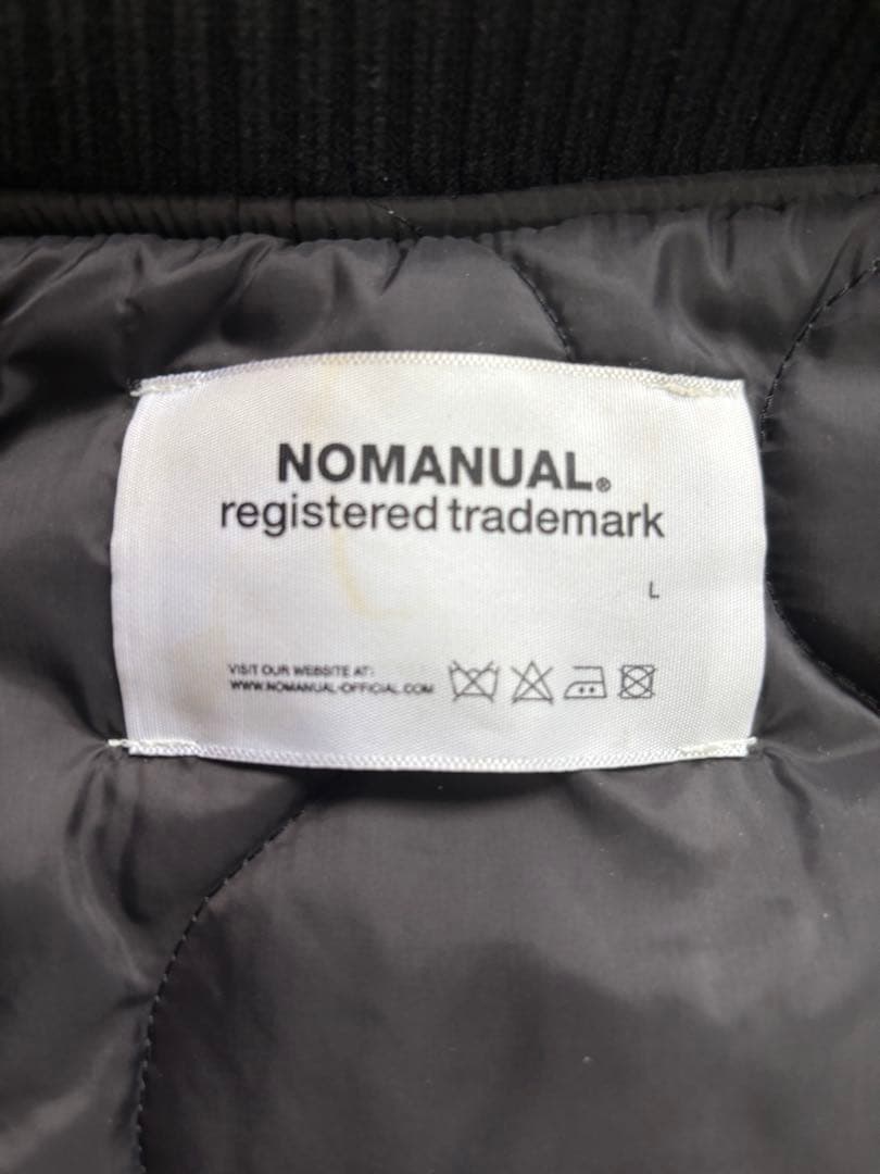 NOMANUAL スタジアムジャンバー　Lサイズ