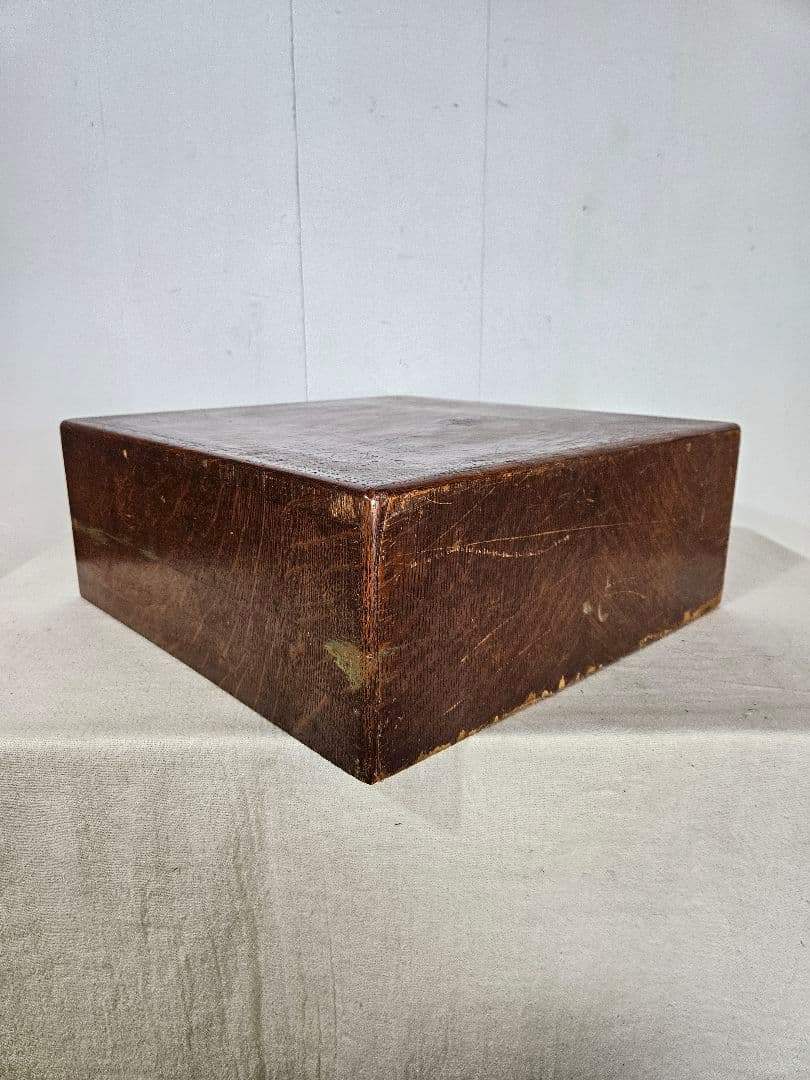 USアンティーク 木製のファイルキャビネット カードホルダー 卓上 書斎 引出し