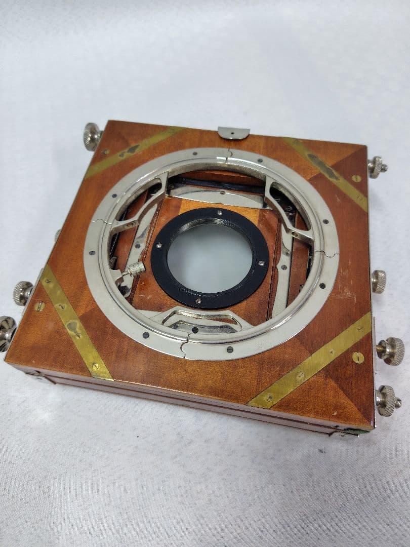 木製蛇腹カメラ　レンズ・三脚付き　アンティーク