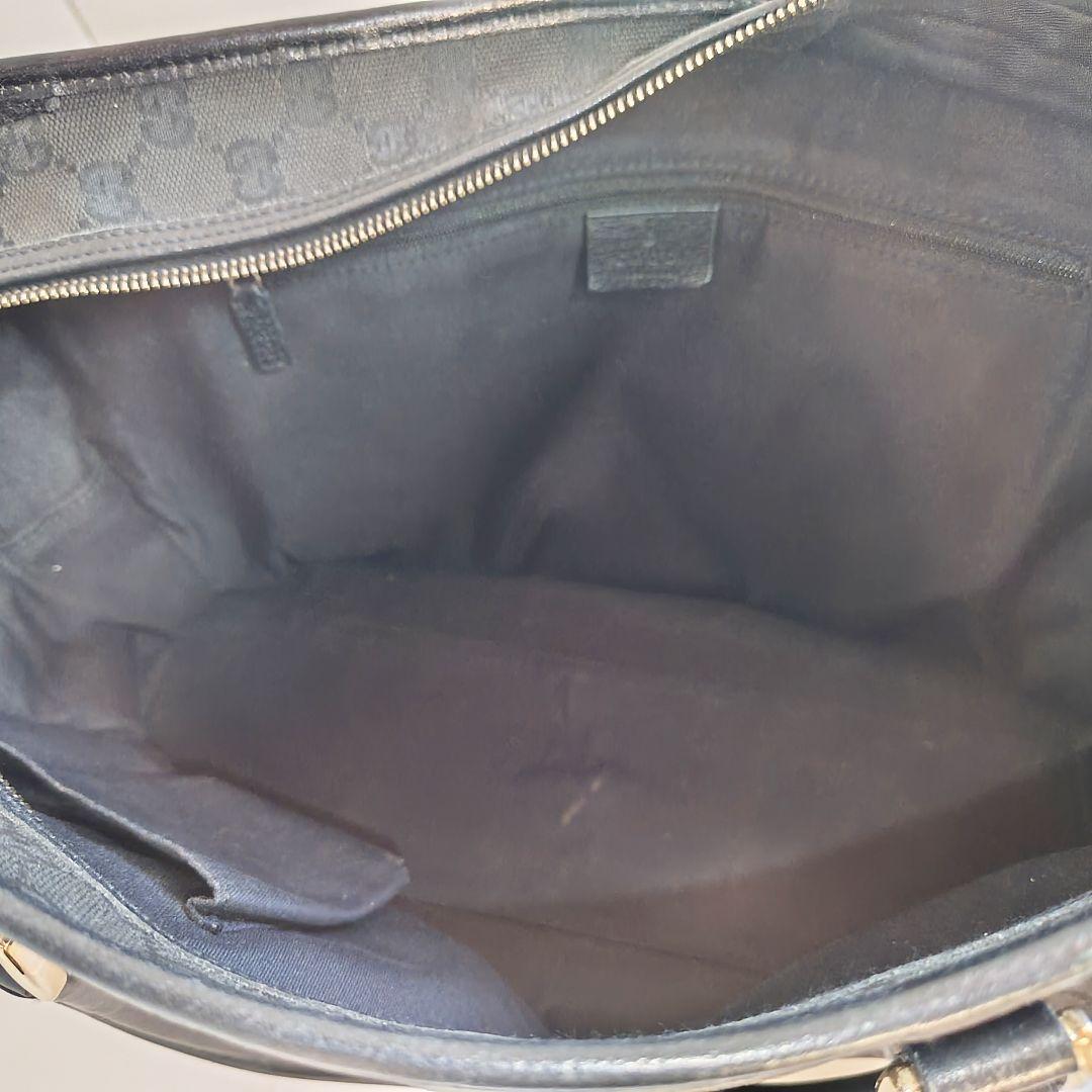 グッチ GUCCI ビジネスバッグ GGキャンバス レザー