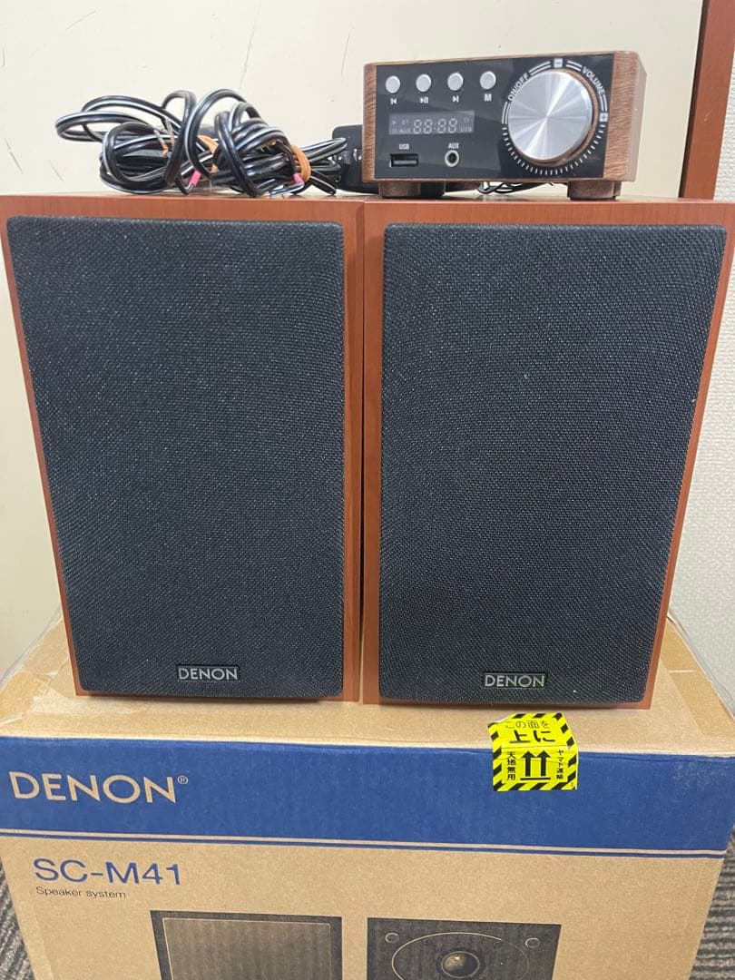 DENON SC-M41 ペア スピーカー ソフトドームツイーター デノン 音響