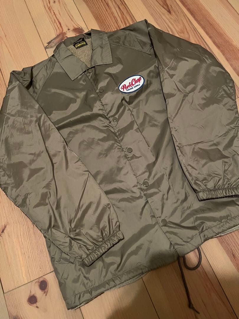 ポークチョップ　ボア　コーチジャケット