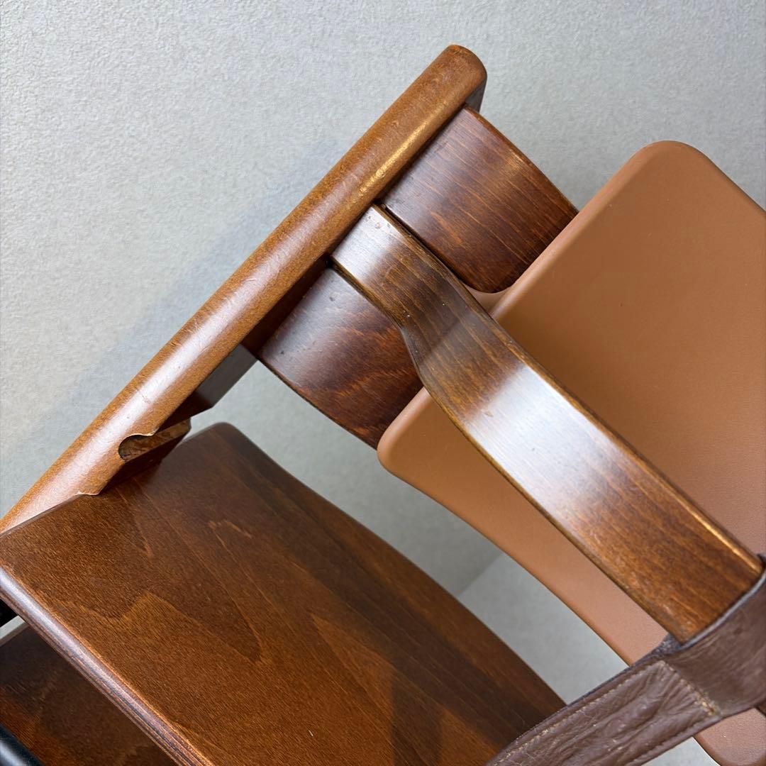 美品　ストッケトリップトラップ　ベビーセット　ブラウン　NO3