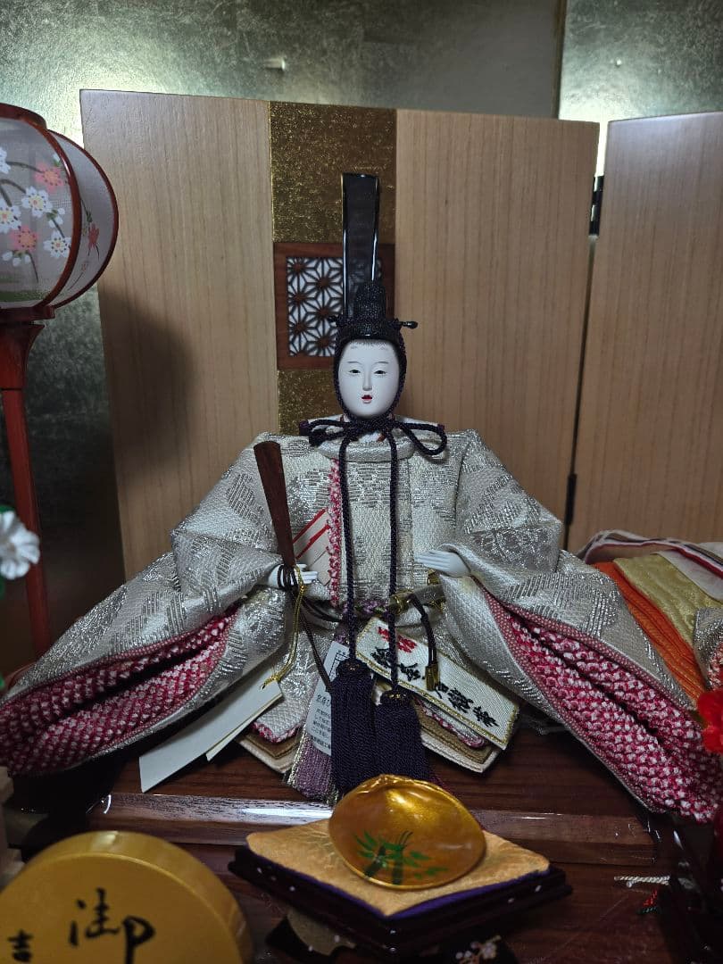 【一点限り】雛人形 収納飾り　最高級官邸雛　SH55