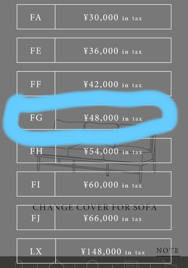 モモナチュラル クラウドソファ ３人掛け用カバー