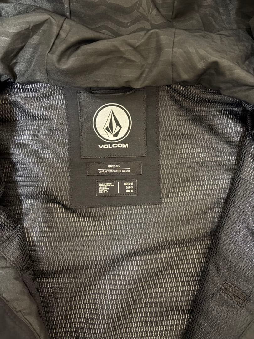VOLCOM GORE-TEX ブラック スノーボードウェア