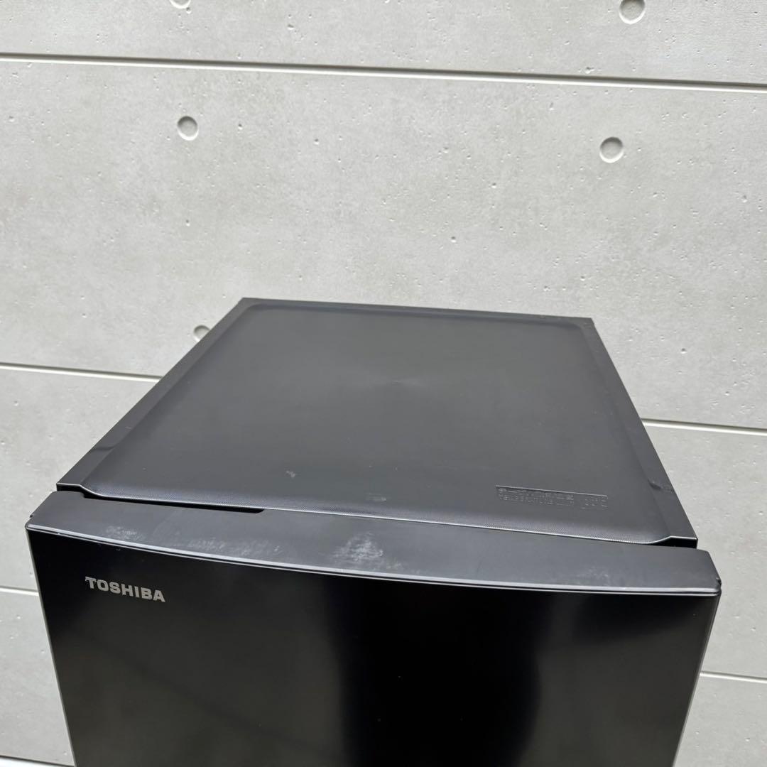 247⭐️2024年製美品★東芝　冷蔵庫　ブラック　黒　自動霜取り　一人暮らし