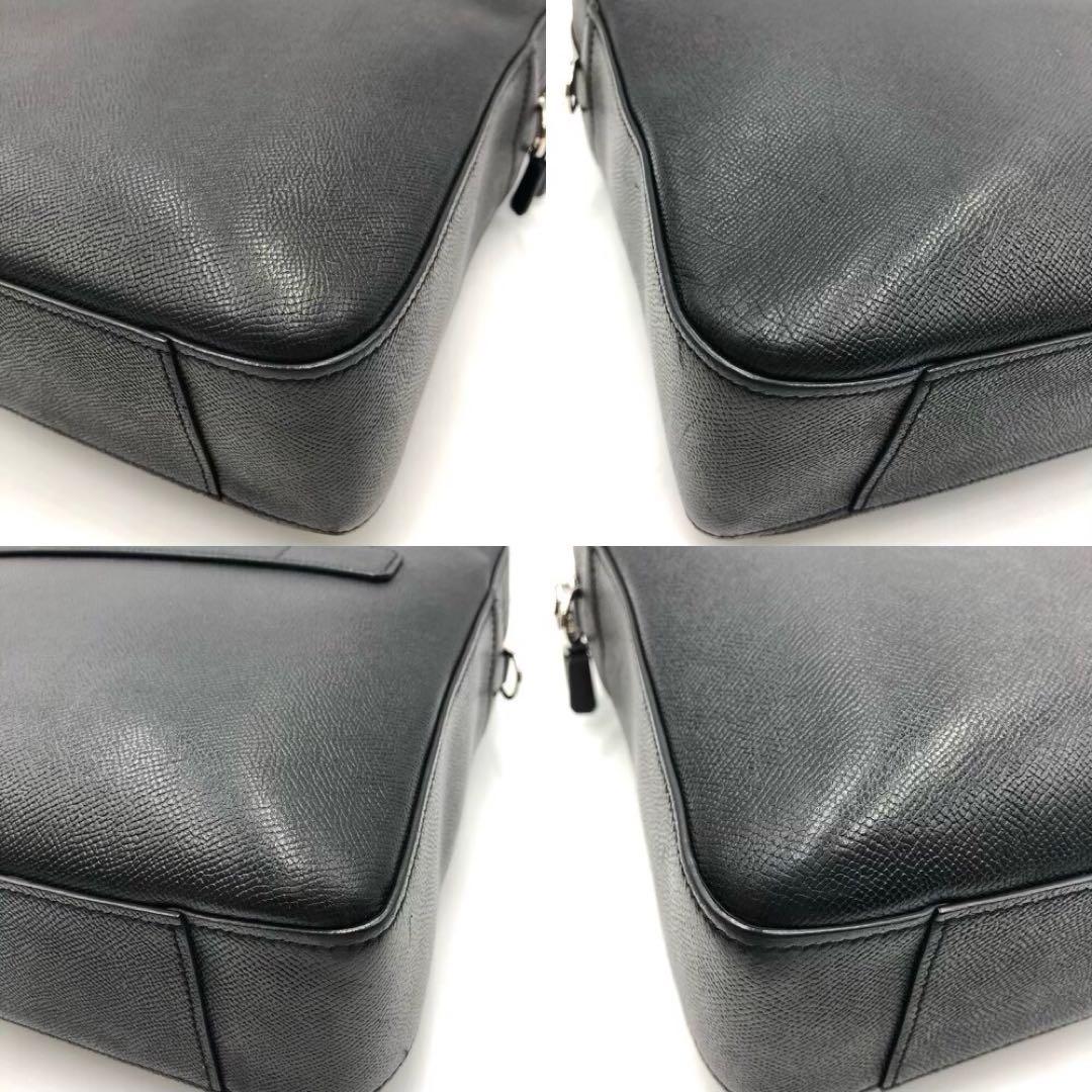 極美品 ダンヒル カドガン 2way ビジネスバッグ A4 レザー ブラック