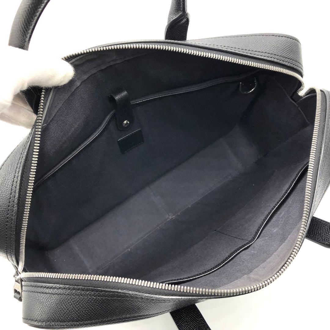 極美品 ダンヒル カドガン 2way ビジネスバッグ A4 レザー ブラック