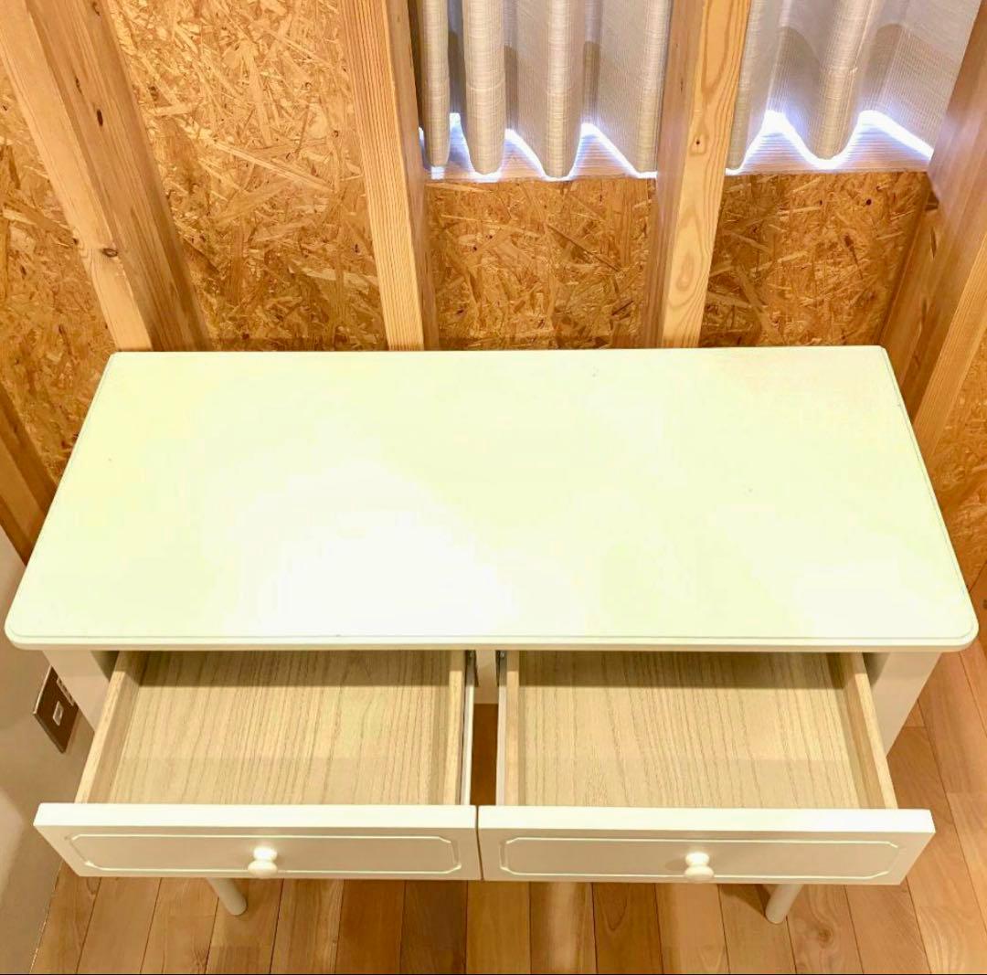 Francfranc ホワイトデスク　ドレッサー　ミーオ