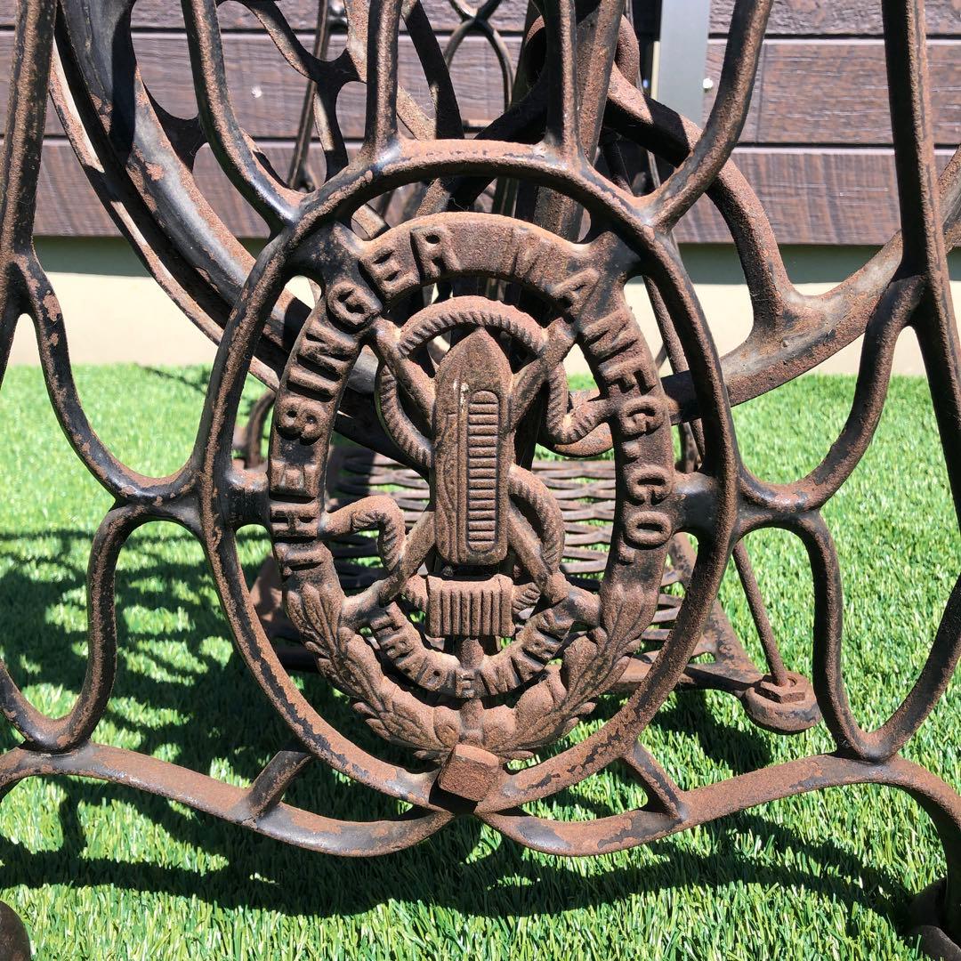 希少 網目脚 SINGER シンガー 足踏み ミシン