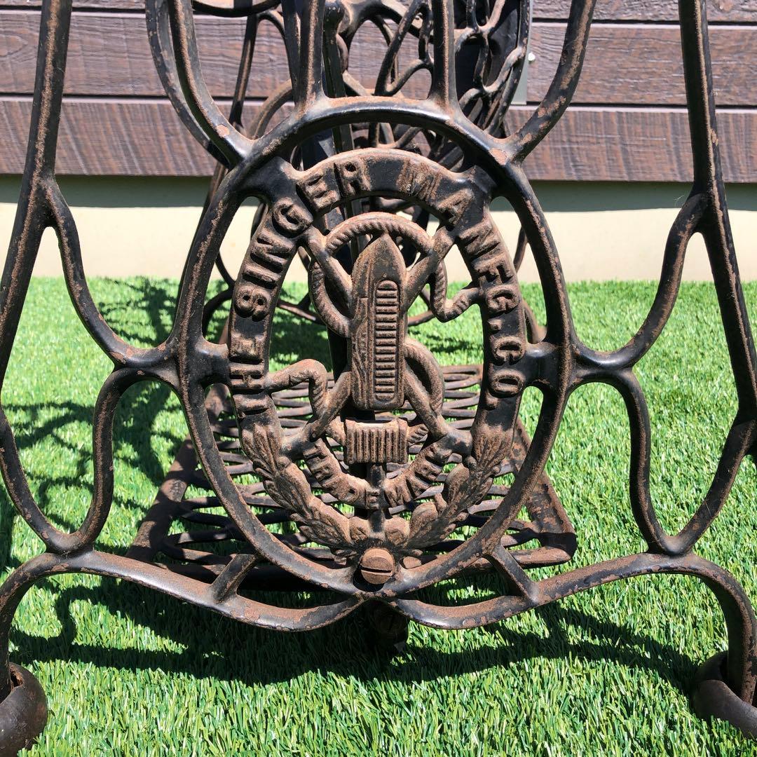 希少 網目脚 SINGER シンガー 足踏み ミシン