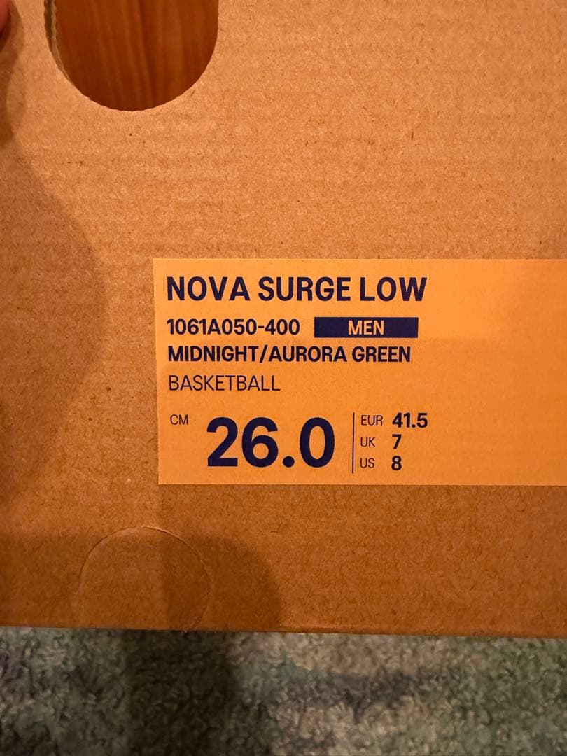 シューズ(男性用) ballaholic asics nova surge low