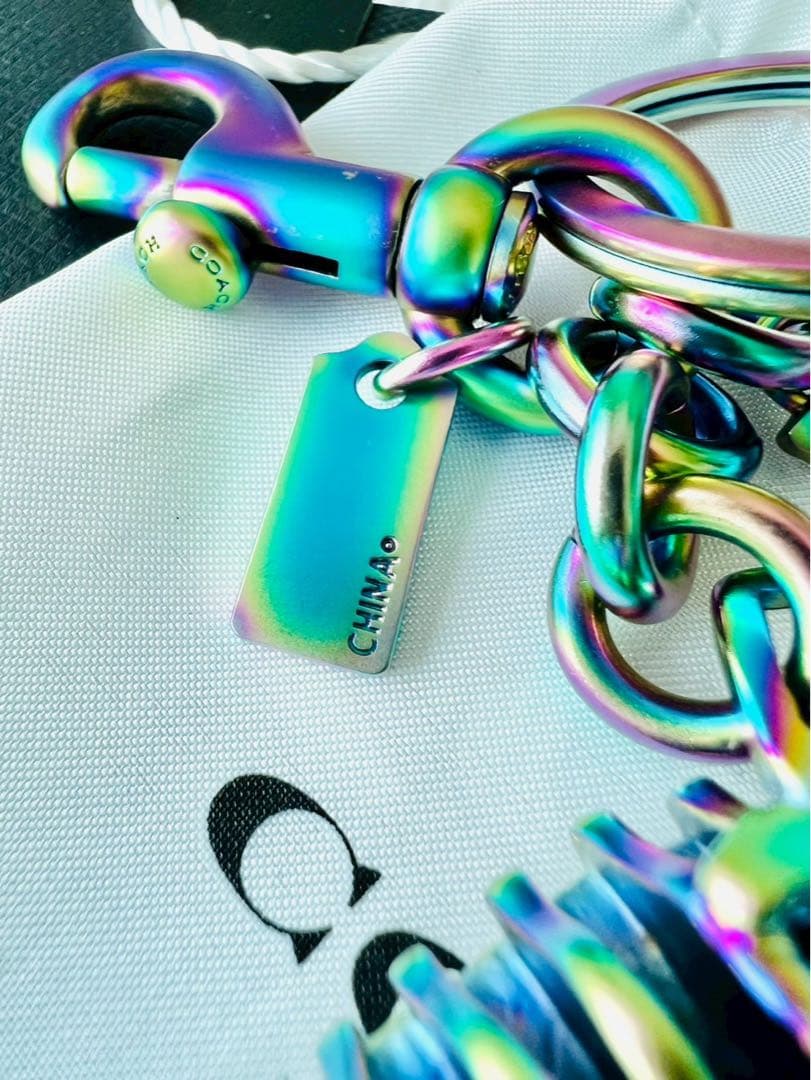 ✨極美品✨COACH　コーチ　キーホルダー　チャーム　恐竜　レキシー　ダイナソー