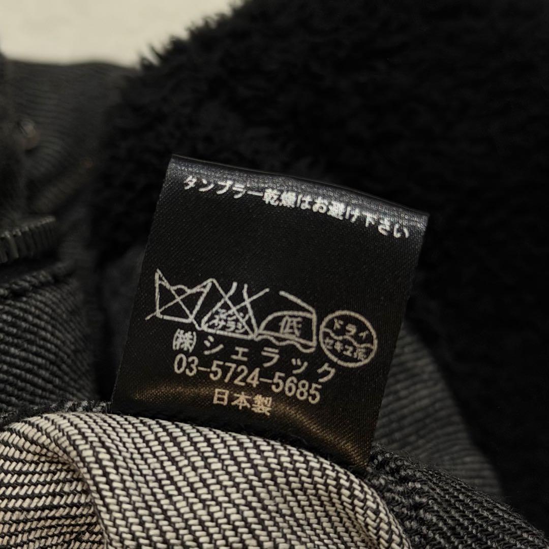 ジャケット・アウター SHELLAC Fleece Long Jacket Gray M Y2K