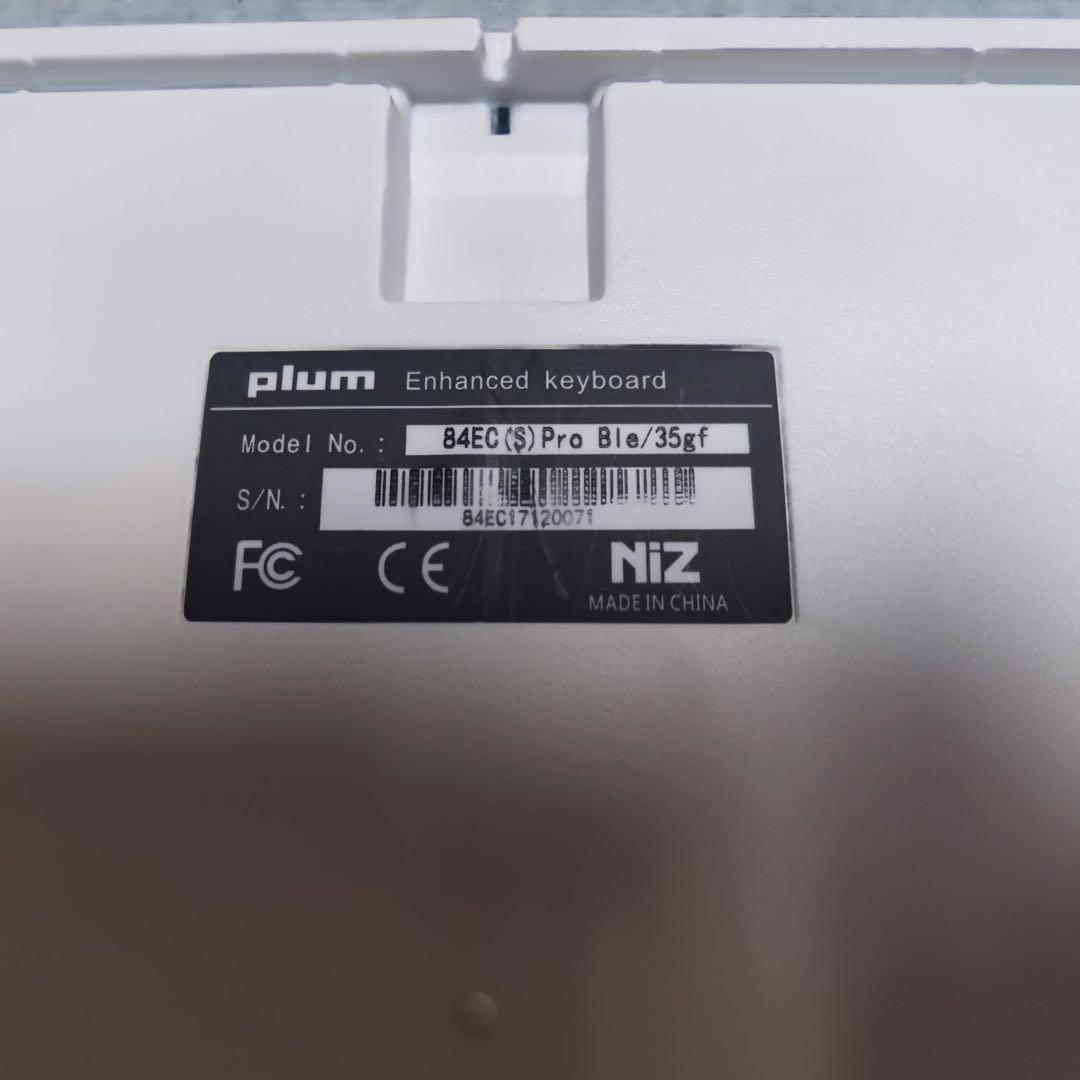 Niz plum 84EC(S)Pro Ble/35gf 静電容量無接点方式