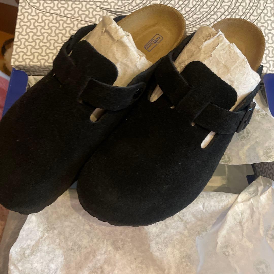 ビルケンシュトック 38 ボストン　スエード