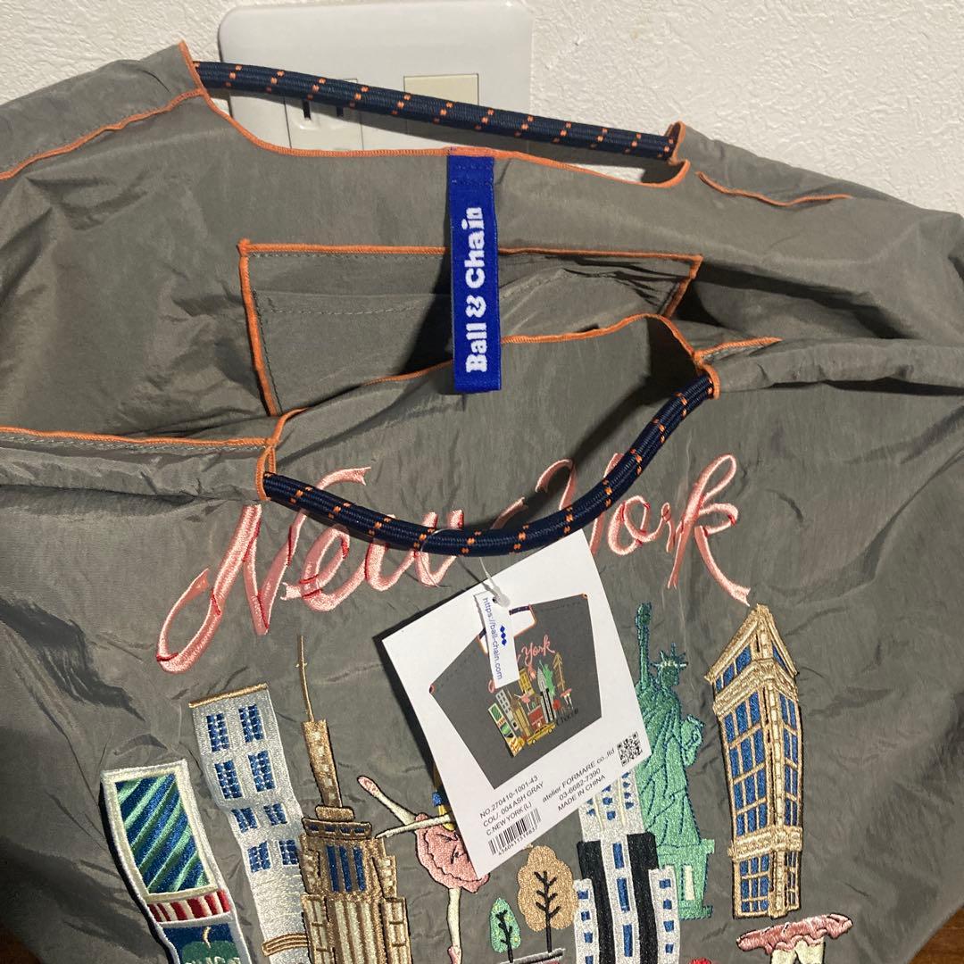 【新品　正規品】ボール&チェーン　チャコット　ニューヨーク　Lサイズ エコバッグ