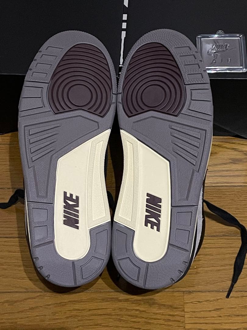 Air Jordan バスケットシューズ ブラック/グレー