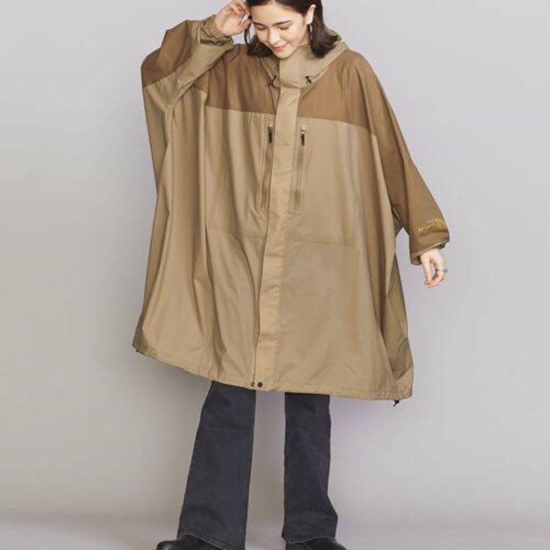 ノースフェイス ハイベント フード付き タグアンポンチョコート　レインコート