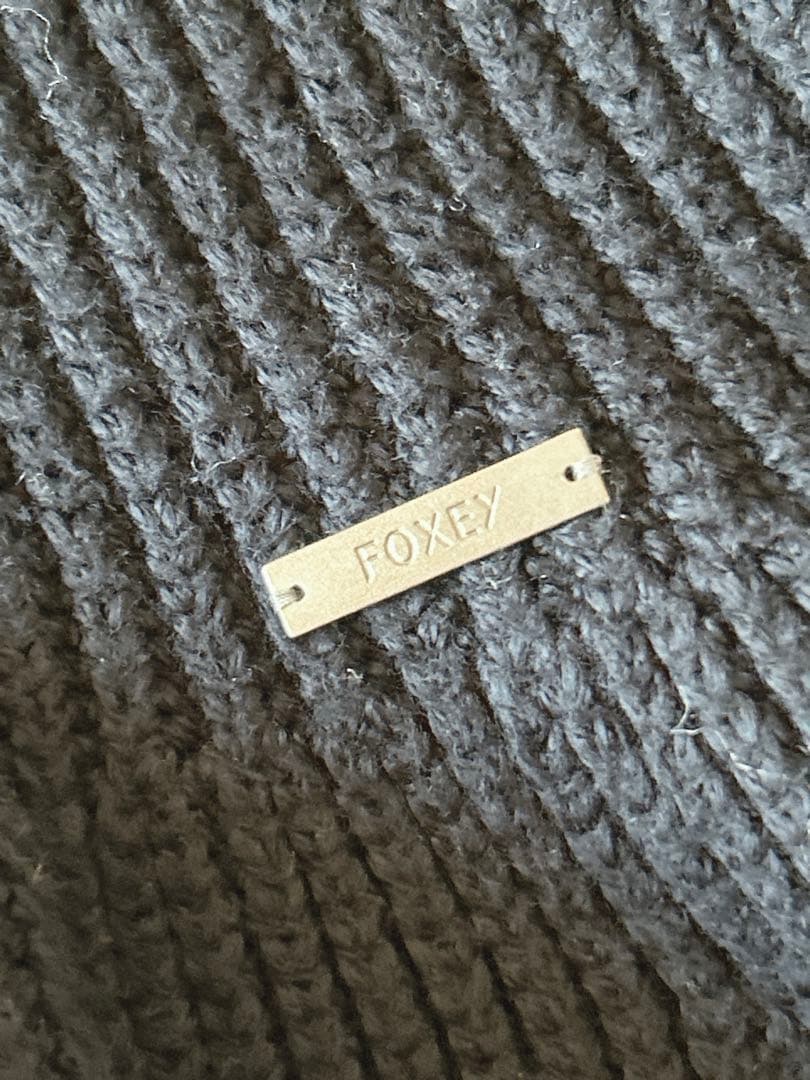極美品！FOXEYニットパーカー　40 Rene foxey