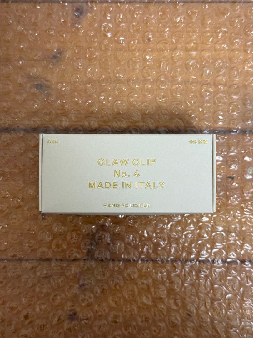 新品［UNDO HAIRWARE］No.4 ヘアクリップ**グレーマーブル**