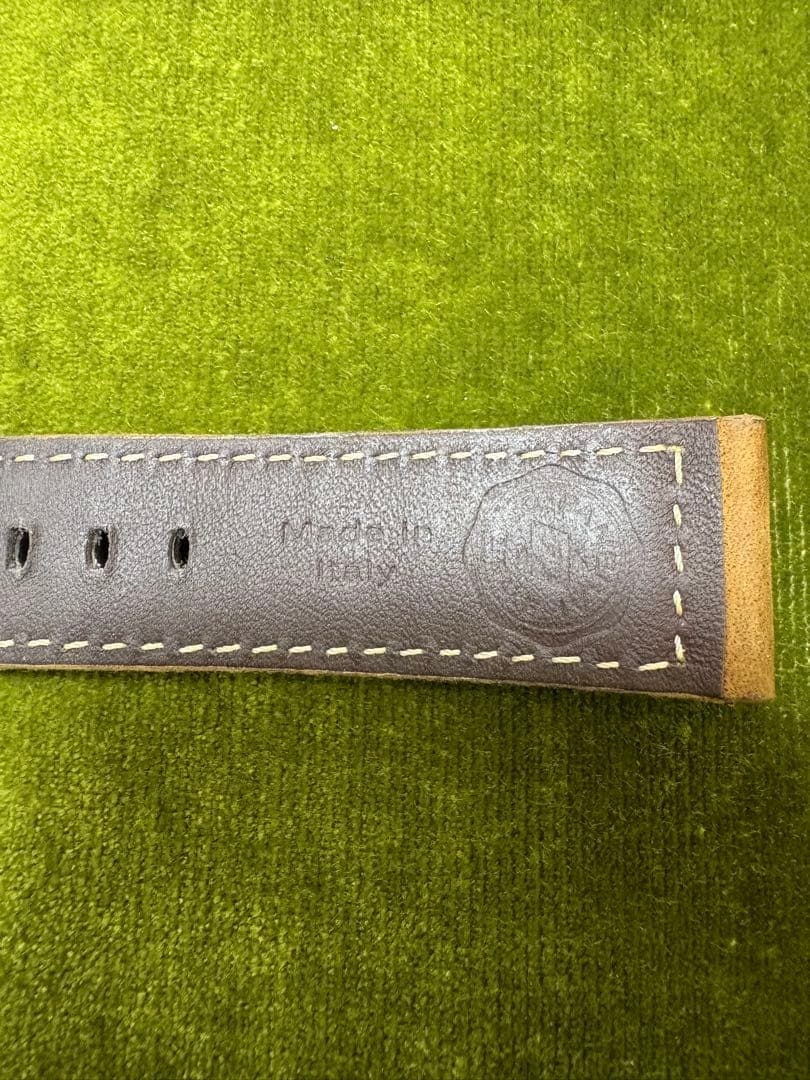 ハ*ン様 パネライ純正ストラップ 24mm スタンダード③ レザーベルト ブラウ