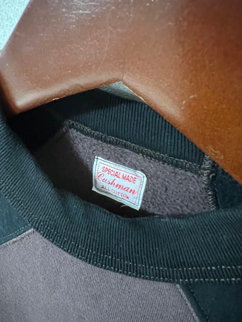 トップス cushman RAGLAN SLEEVE SWEAT