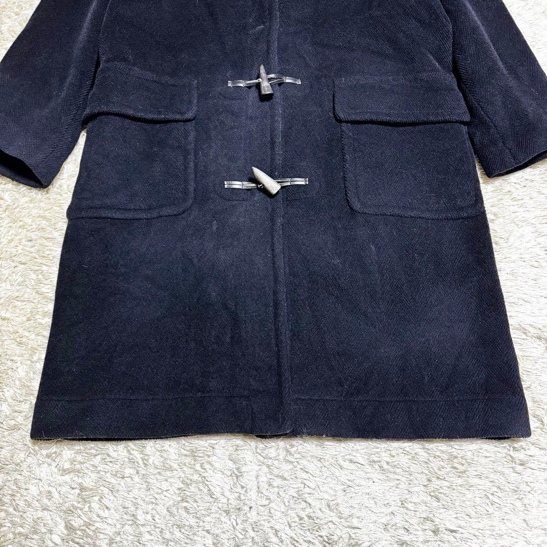 モンゴメリー　ロング　ダッフルコート　ヘリンボーン　ネイビー　イングランド製