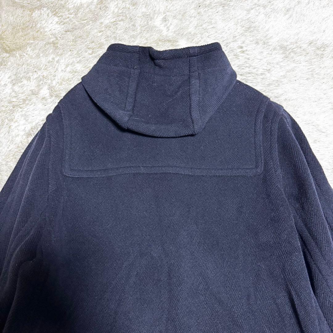 モンゴメリー　ロング　ダッフルコート　ヘリンボーン　ネイビー　イングランド製