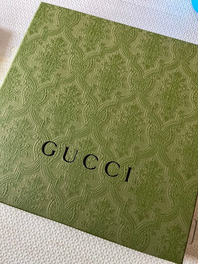 GUCCI ベビー　GGパターンウールブランケット　イタリア製　未使用品