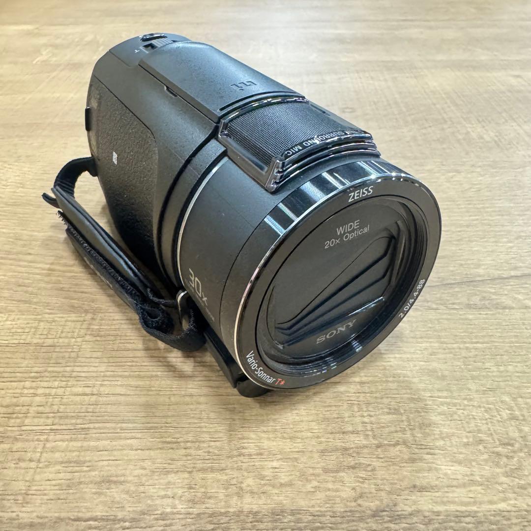 美品★本体＋バッテリーのみ SONY 4K ビデオカメラ FDR-AX45