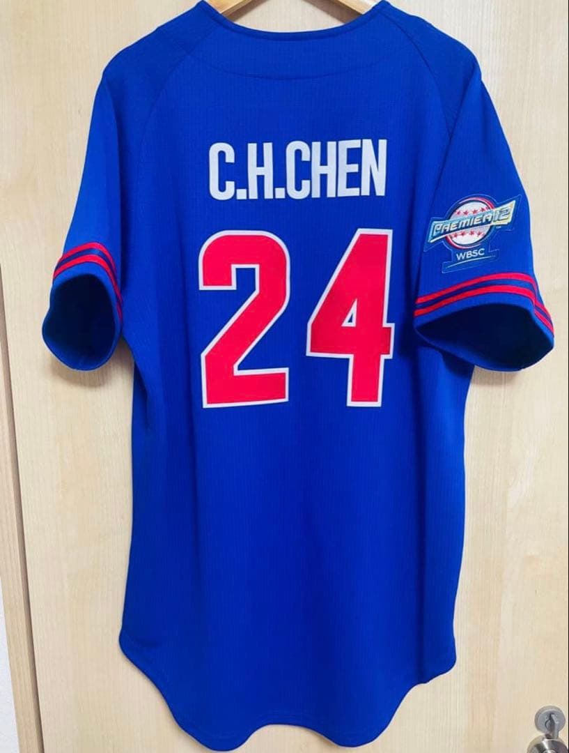 プレミア12優勝MVP 陳傑憲台湾代表 ユニフォーム プロ野球 チェンジェシェン