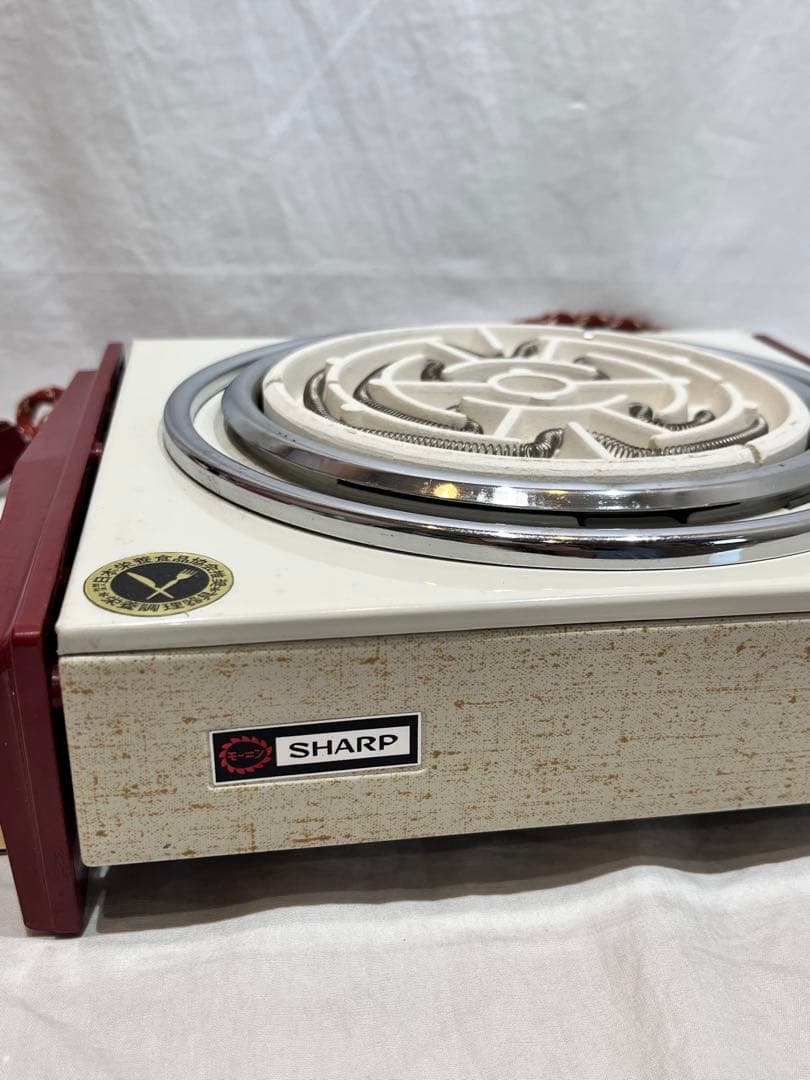 美品！シャープ　電気コンロ　KH-619 600w 昭和レトロ