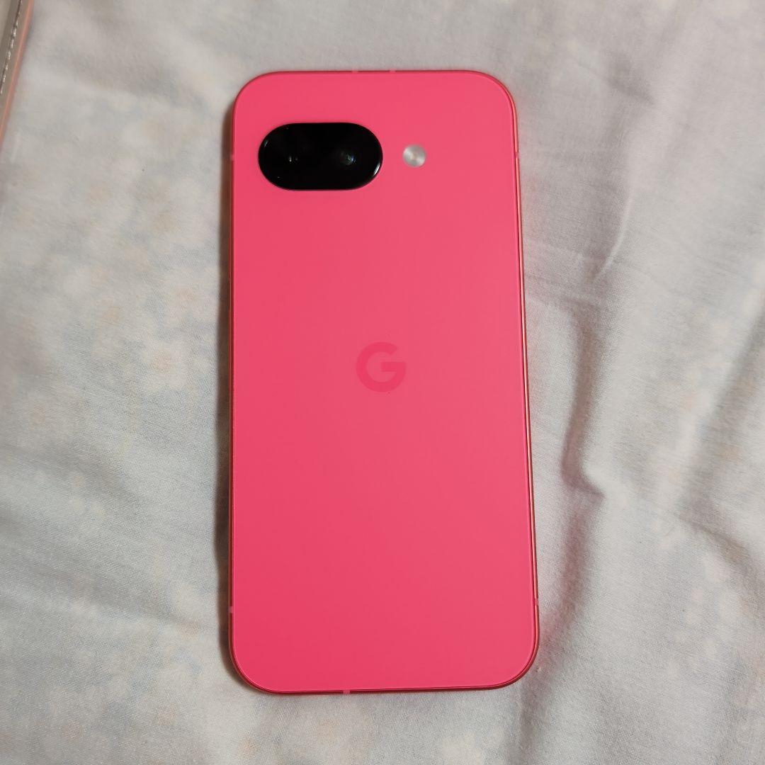 Google Pixel 9a ピンク フリップカバー付き　グーグルピクセル