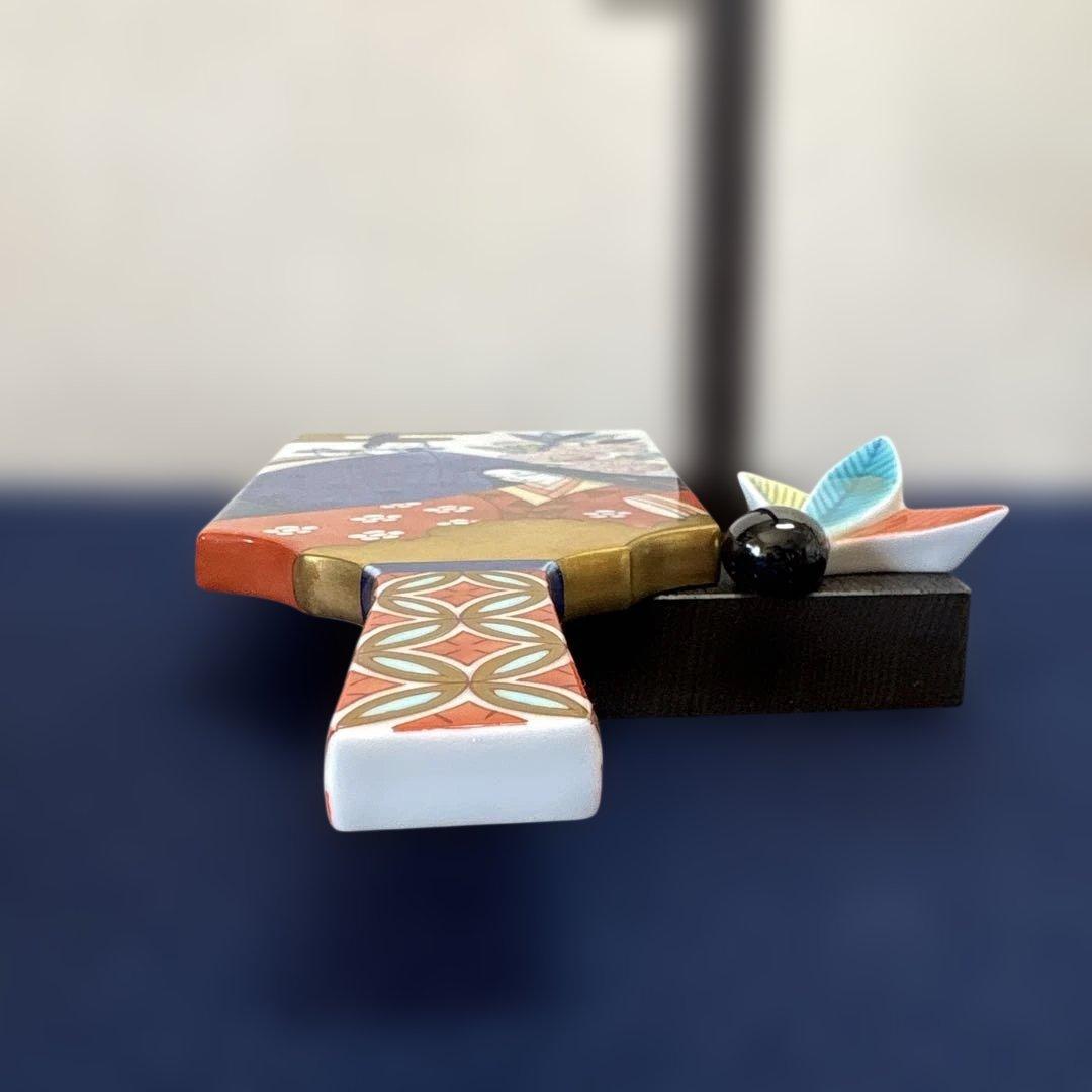 畑萬陶苑　平安絵巻羽子板・羽根