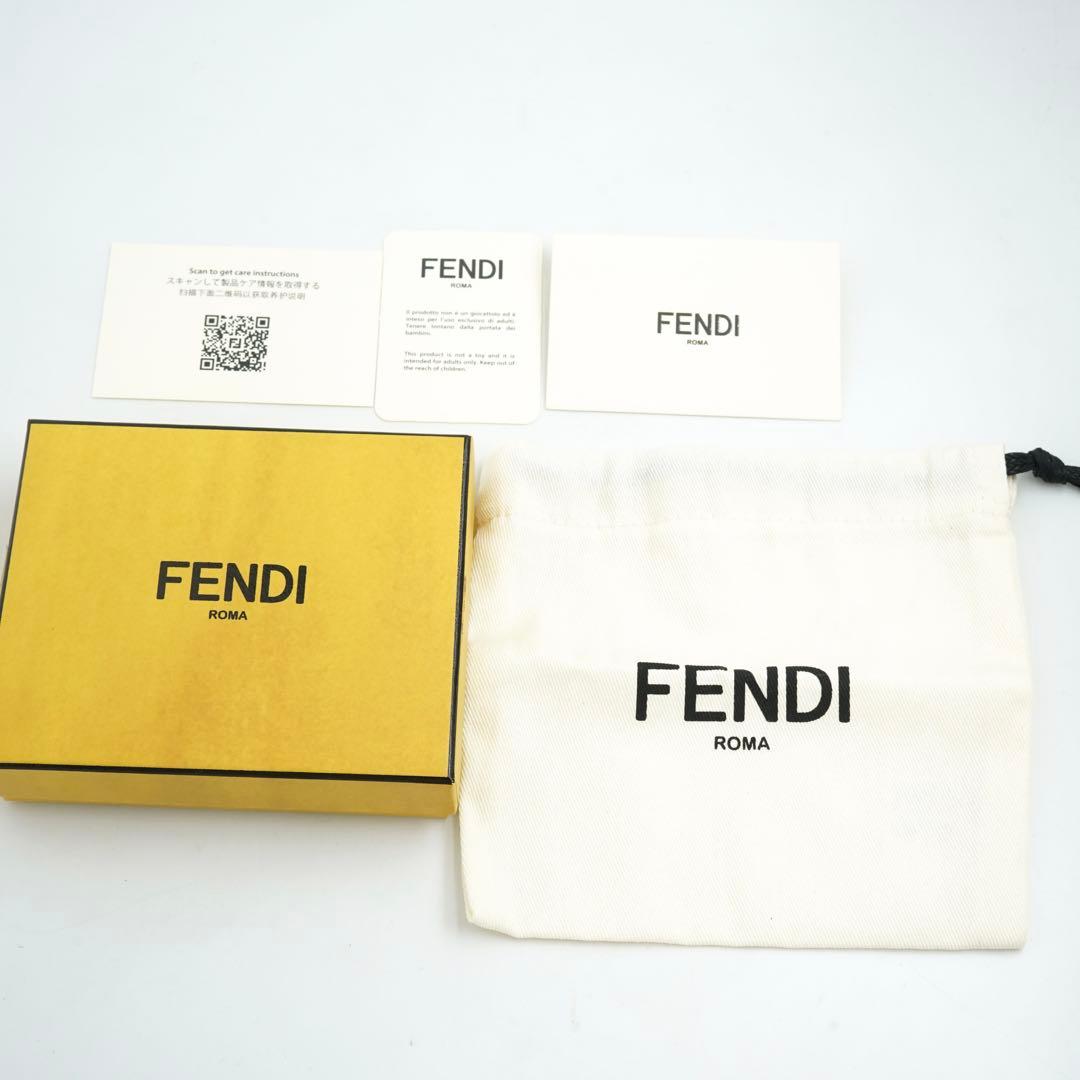 極上美品・付属品完備✨　希少　FENDI キーホルダー　スクエアFF ズッカ