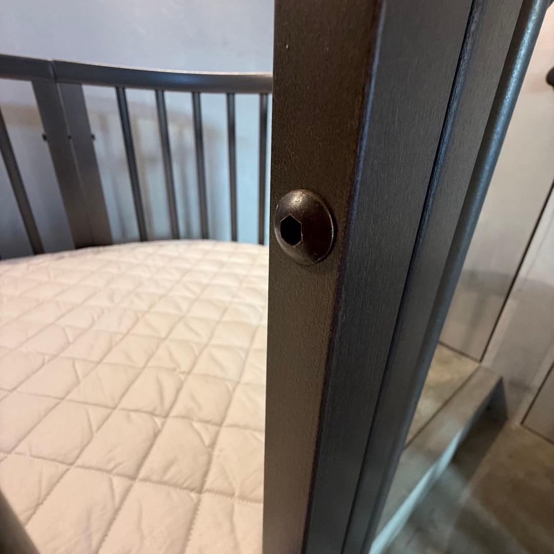 【美品ストッケ】ベビーベット ヘイジーグレー★付属品多数★説明書付き