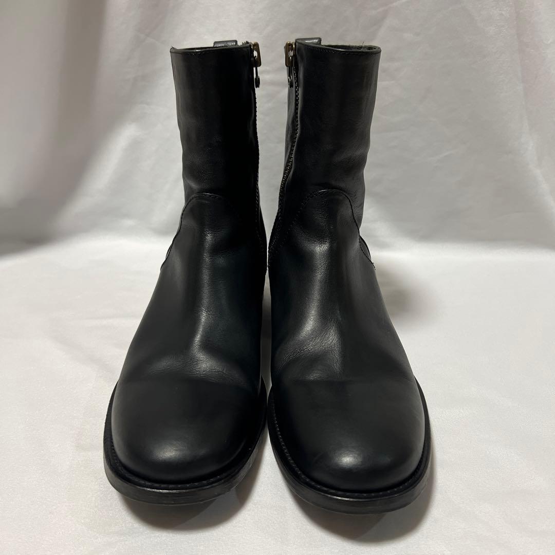 BUTTERO ブッテロ　サイドジップ　ブーツ　ブラック　42 レザー