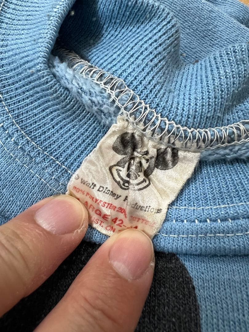 ミッキーマウス　ビンテージスウェット