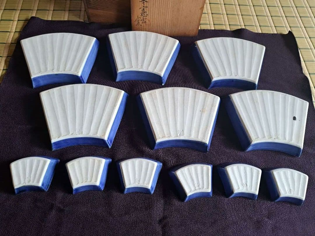 【人間国宝】富本憲吉　平安陶苑　お造り皿6枚組