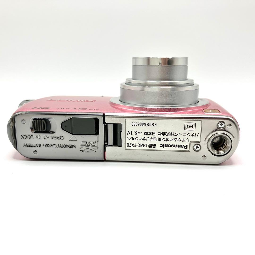 【箱付・動作品】Panasonic DMC-FX70 ピンク デジカメ コンデジ