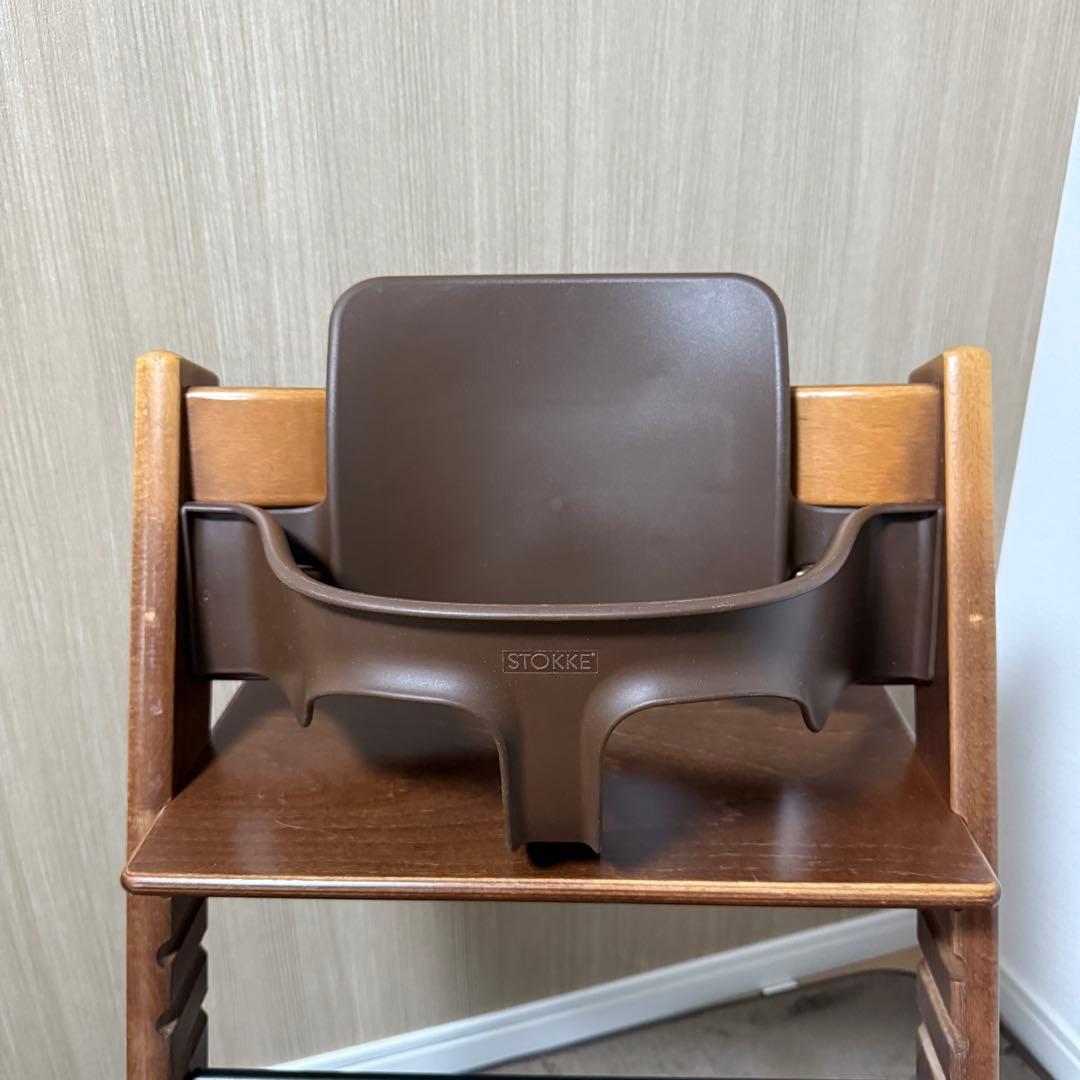 ストッケ　トリップトラップ　シリアル3 ベビーセット　ブラウン　茶色　ガード