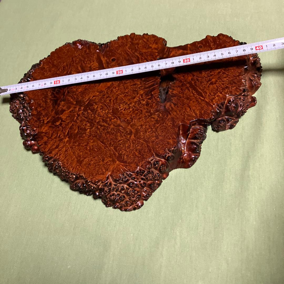 天然木　1枚板　玉杢 花台 飾り台 敷板　香台　盆栽台