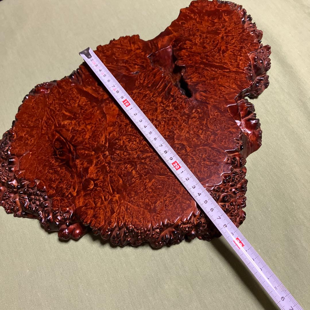 天然木　1枚板　玉杢 花台 飾り台 敷板　香台　盆栽台