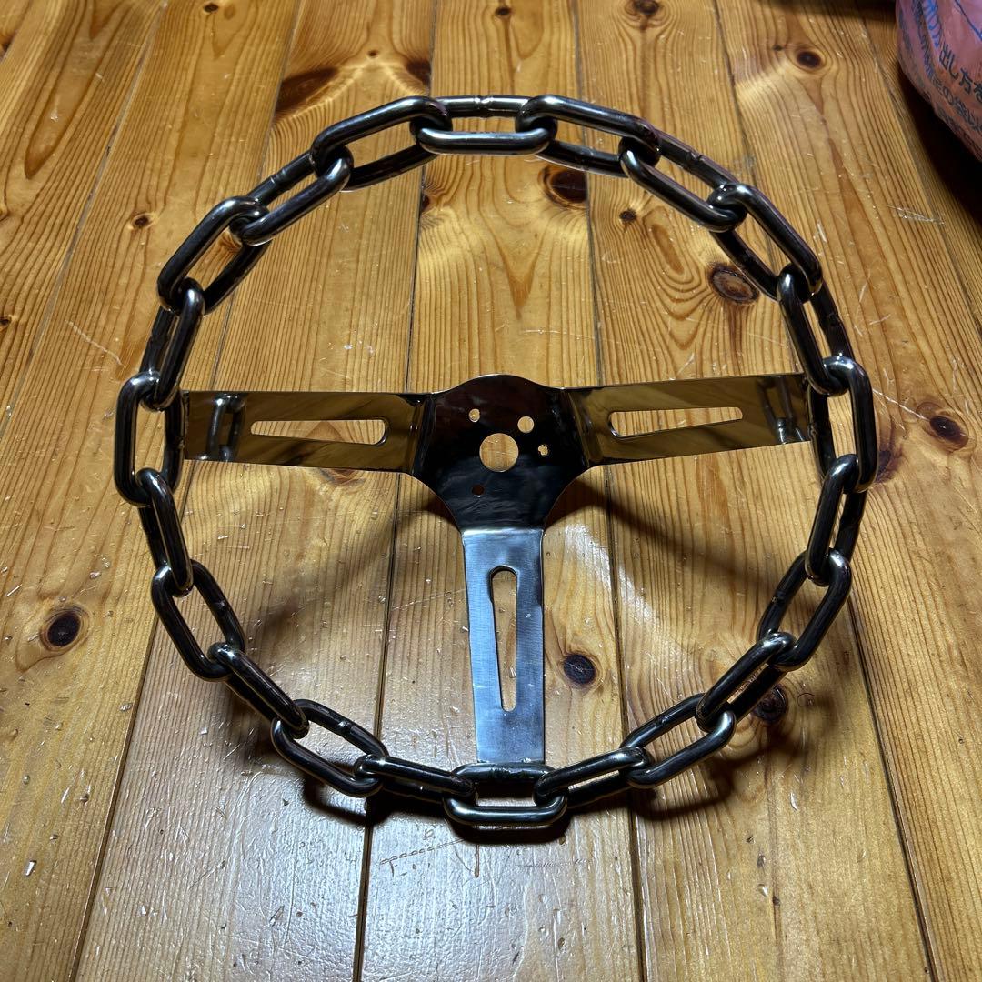 チェーンステアリング　70's ローライダー チカーノ　インパラ　ベルエア