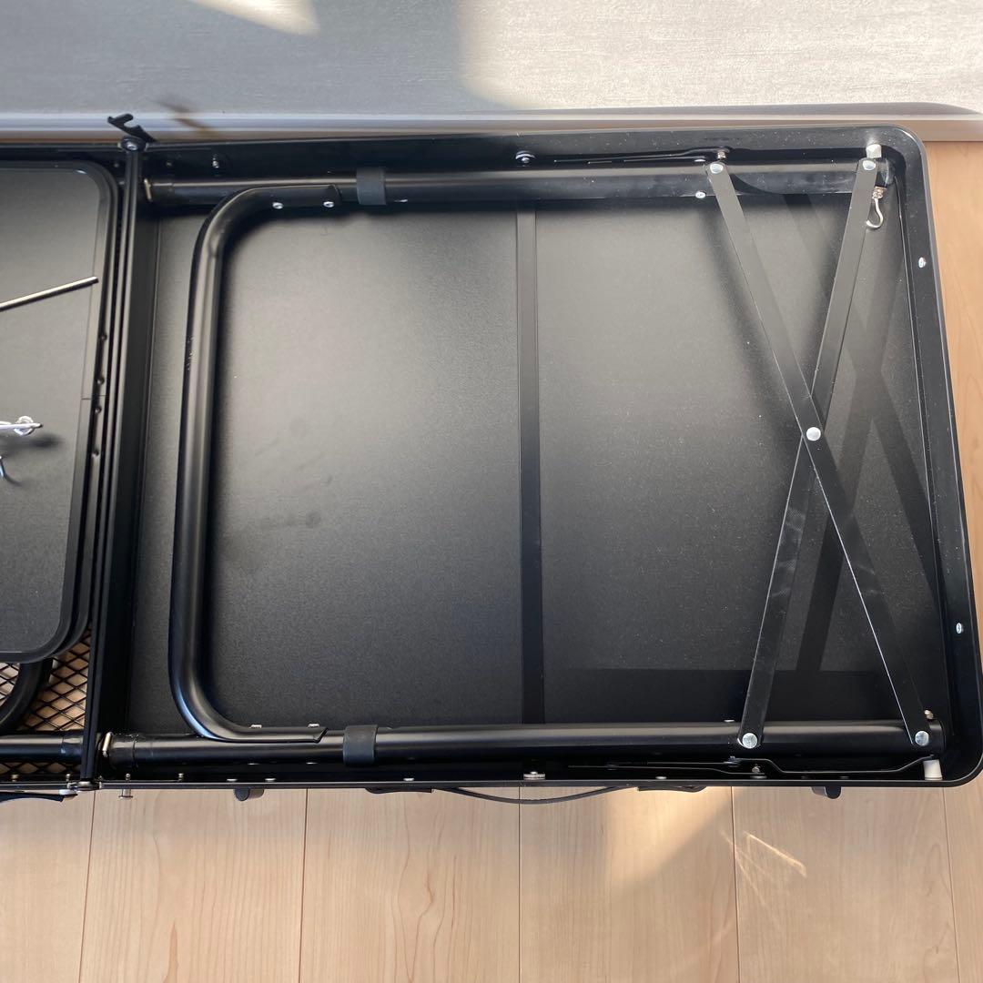 DoD キッチンテーブル クッキングキング ブラック TB5-723-BK