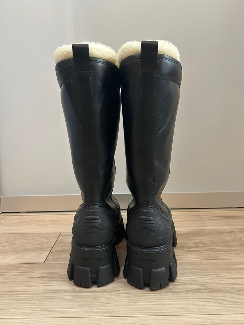 【kanakana】 新品未使用　PRADA プラダ　モノリス　ブーツ